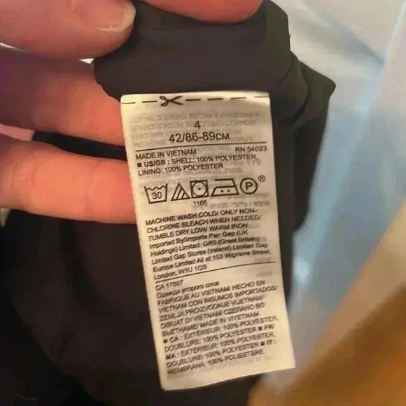 NWT Banana Republic Faux Wrap Dress-Sz 4 - Picture 6 of 6